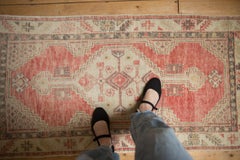 Vintage Distressed Oushak Rug Runner