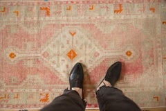 Tappeto Oushak Vintage Distressed Runner