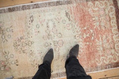 Vintage Distressed Oushak Rug Runner