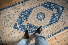 Vintage Distressed Oushak Rug Runner
