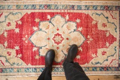 Vintage Distressed Oushak Rug Runner