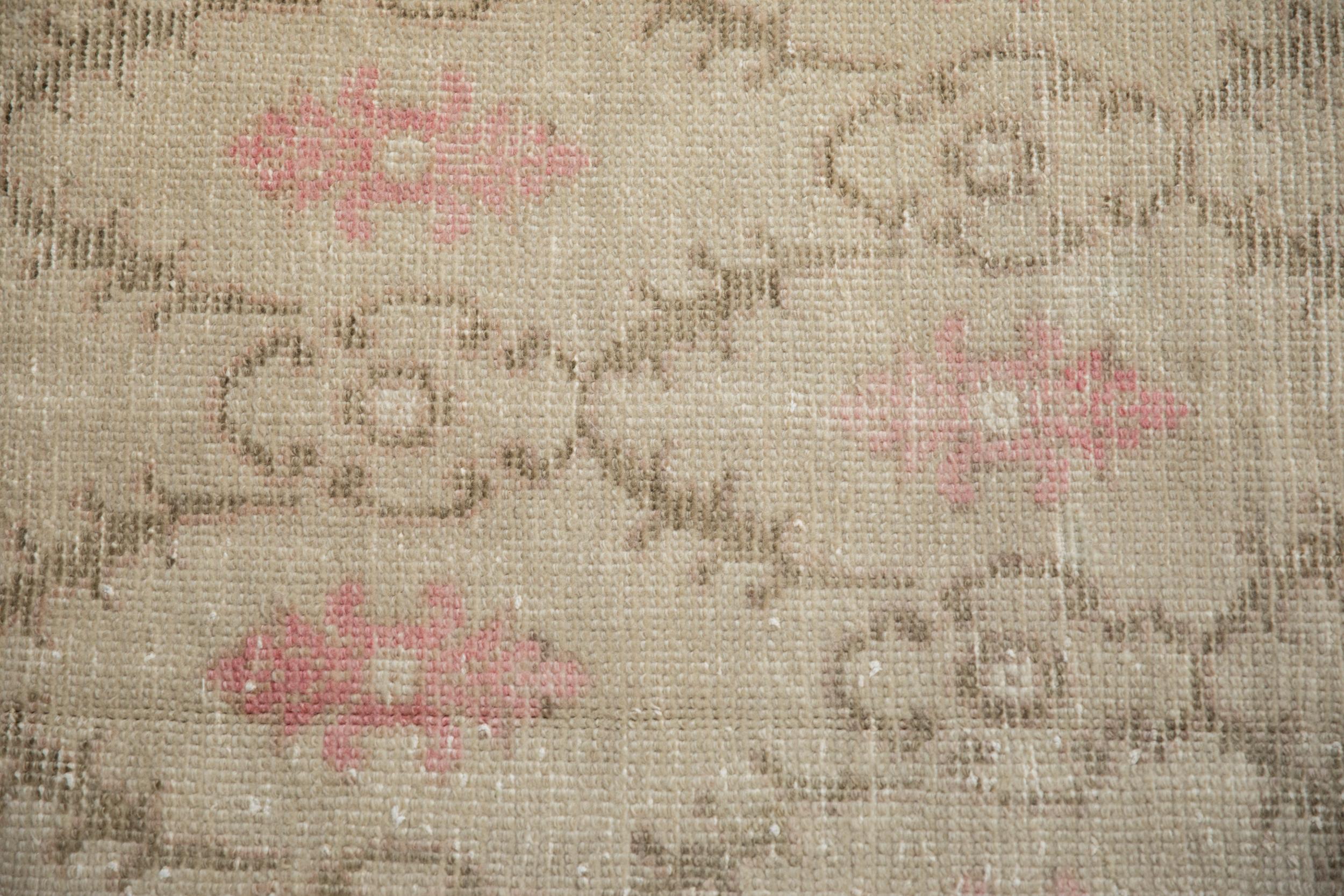Turco Tappeto Oushak Vintage Distressed Runner in vendita
