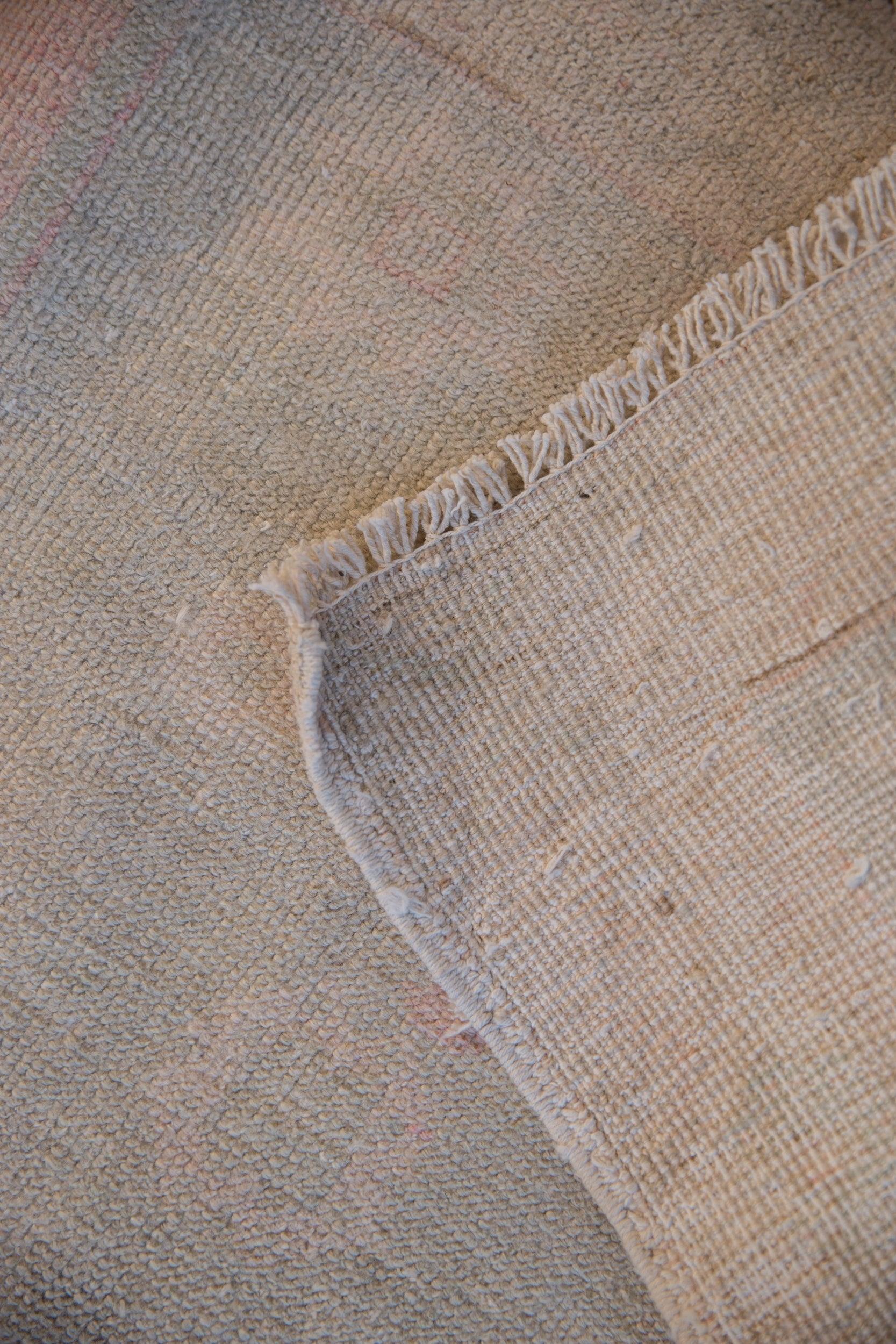 Turco Vintage Distressed Oushak Rug Runner in vendita