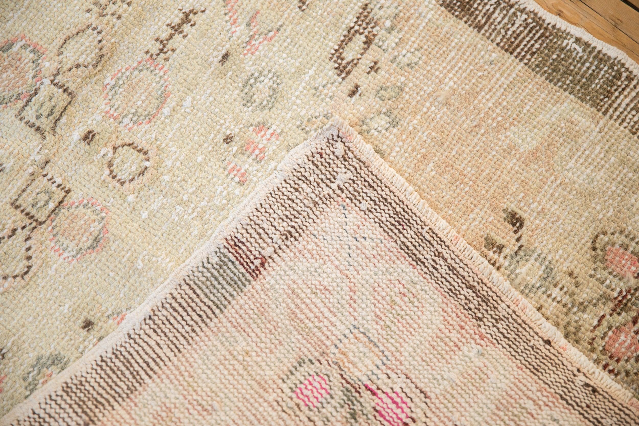 Turco Tappeto Oushak Vintage Distressed Runner in vendita