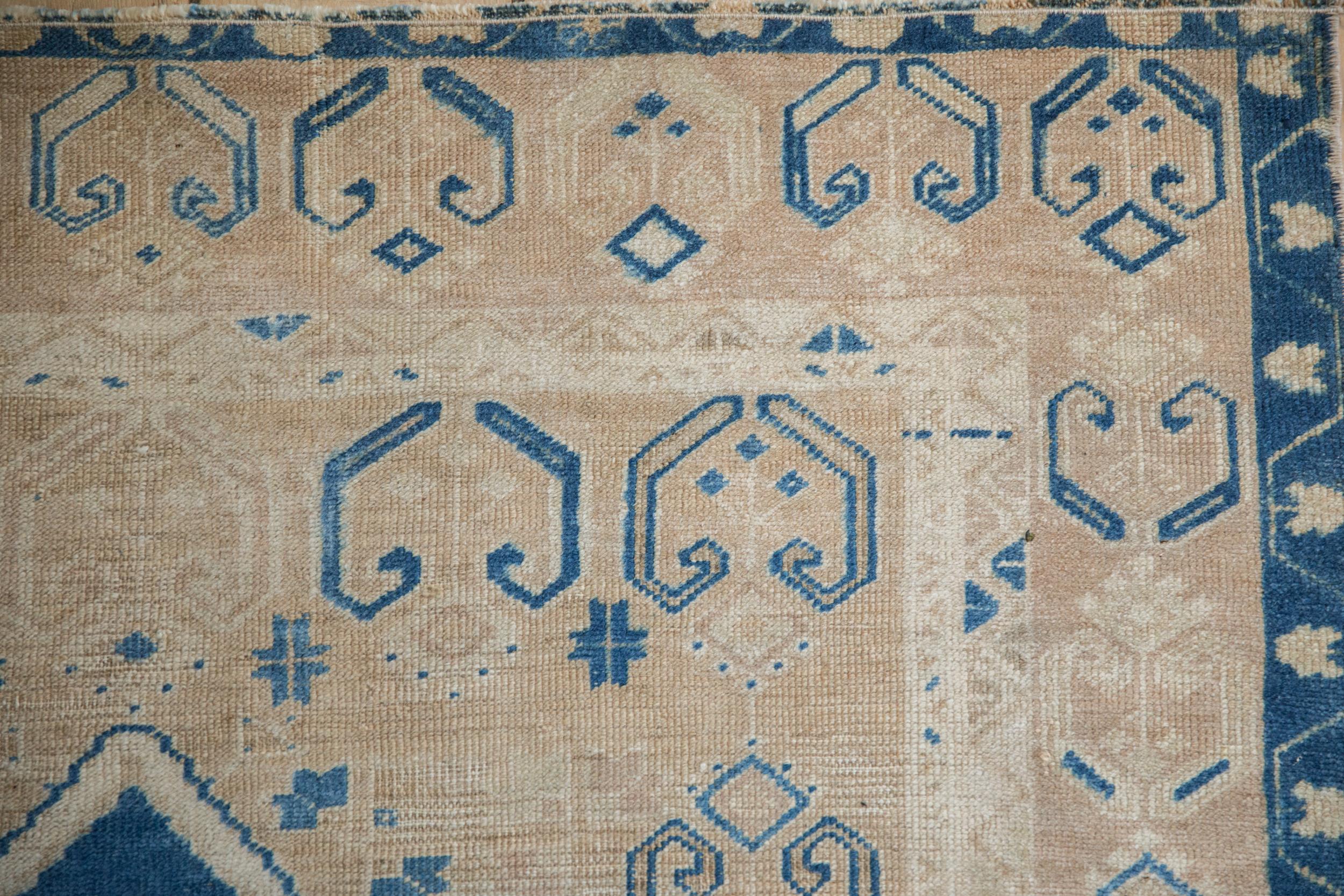 Turco Tappeto Oushak Vintage Distressed Runner in vendita