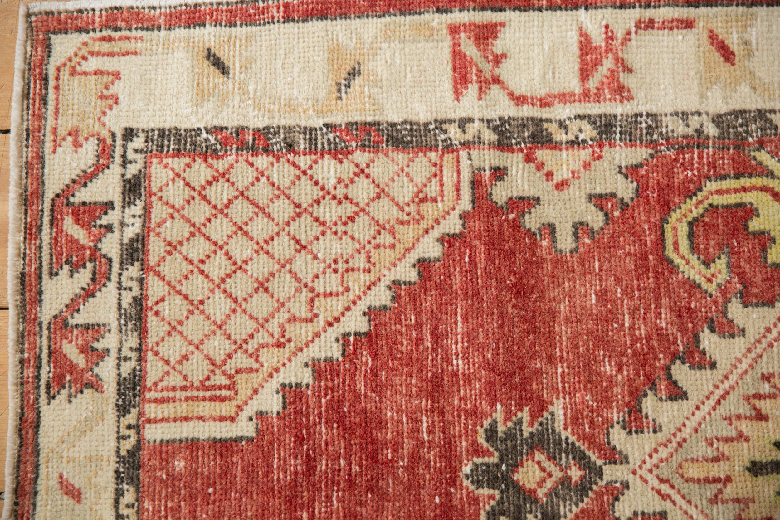 Turco Tappeto Oushak Vintage Distressed Runner in vendita