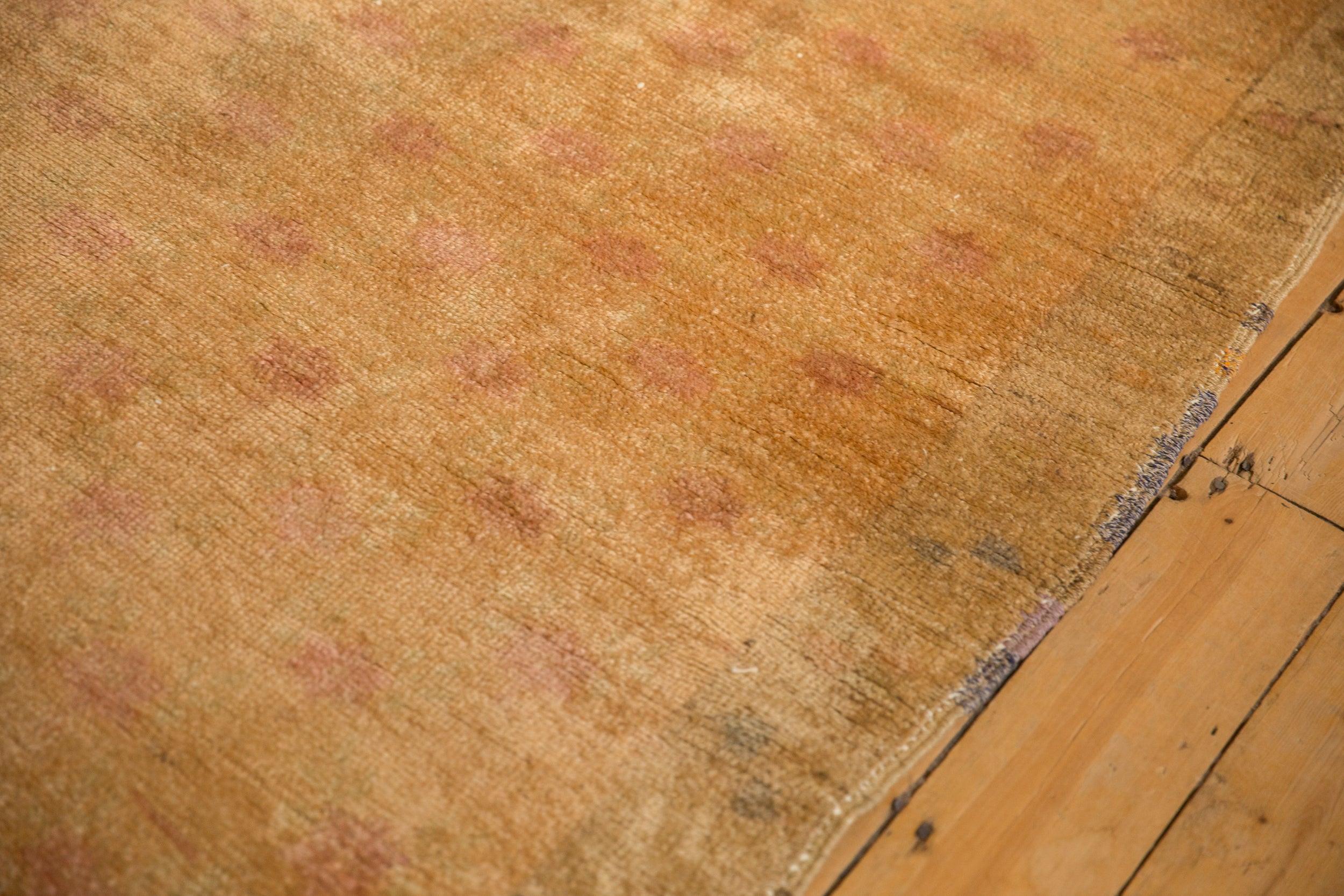 Vintage Distressed Oushak Teppich Läufer (Wolle) im Angebot