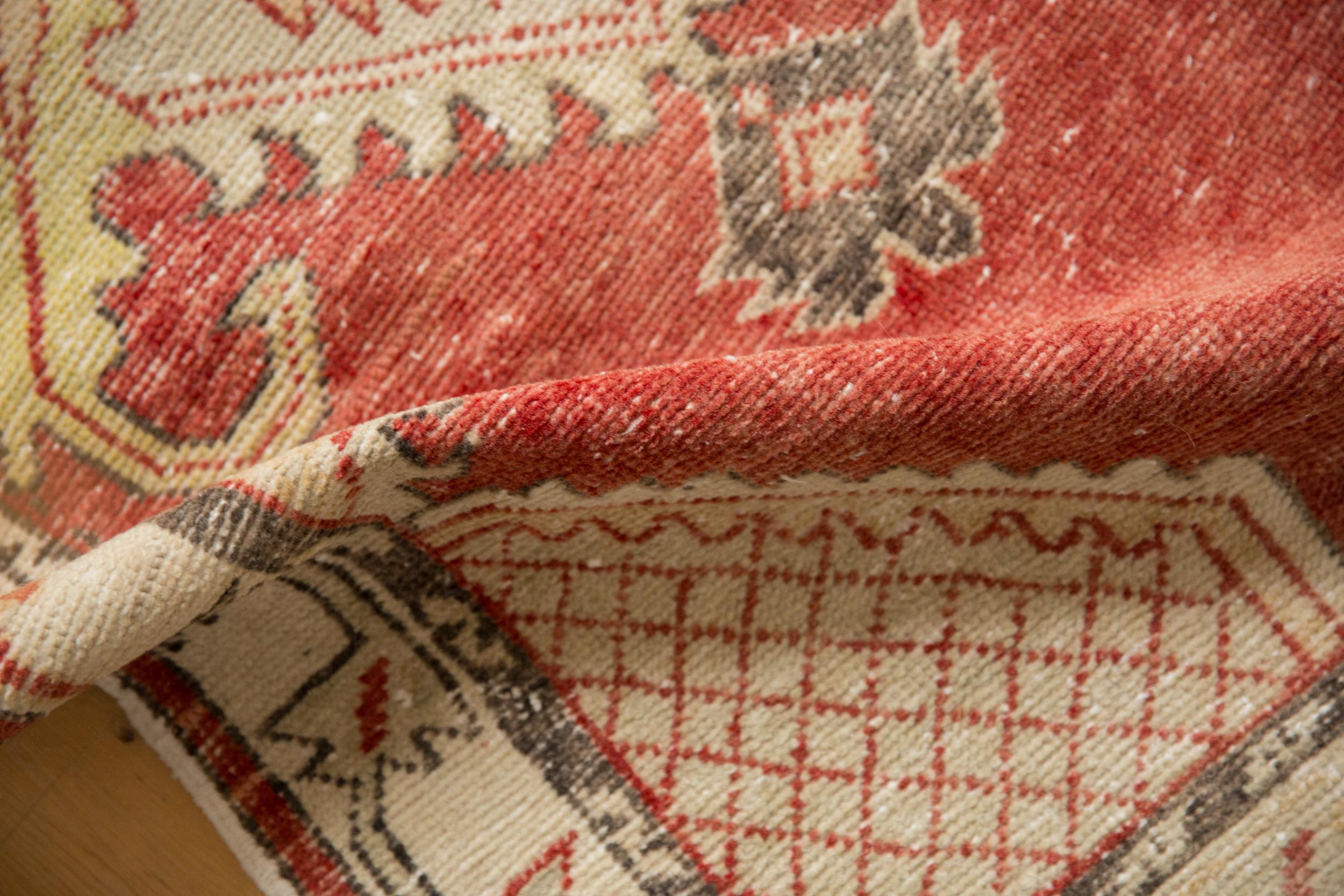 Tappeto Oushak Vintage Distressed Runner in vendita 1