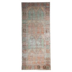Tappeto Oushak Vintage Distressed Runner