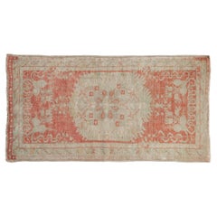 Vintage Distressed Oushak Rug Runner