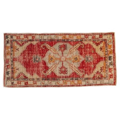 Vintage Distressed Oushak Rug Runner