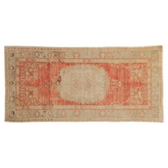 Vintage Distressed Oushak Rug Runner