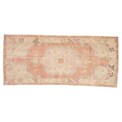 Tappeto Oushak Vintage Distressed Runner