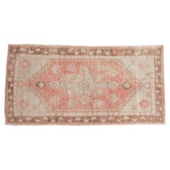Vintage Distressed Oushak Rug Runner