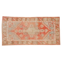 Tappeto Oushak Vintage Distressed Runner