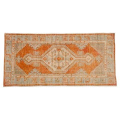 Vintage Distressed Oushak Rug Runner