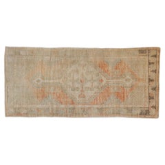 Tappeto Oushak Vintage Distressed Runner