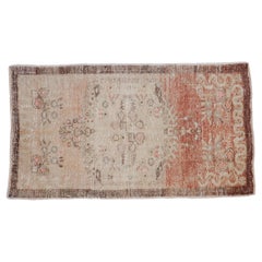Tappeto Oushak Vintage Distressed Runner