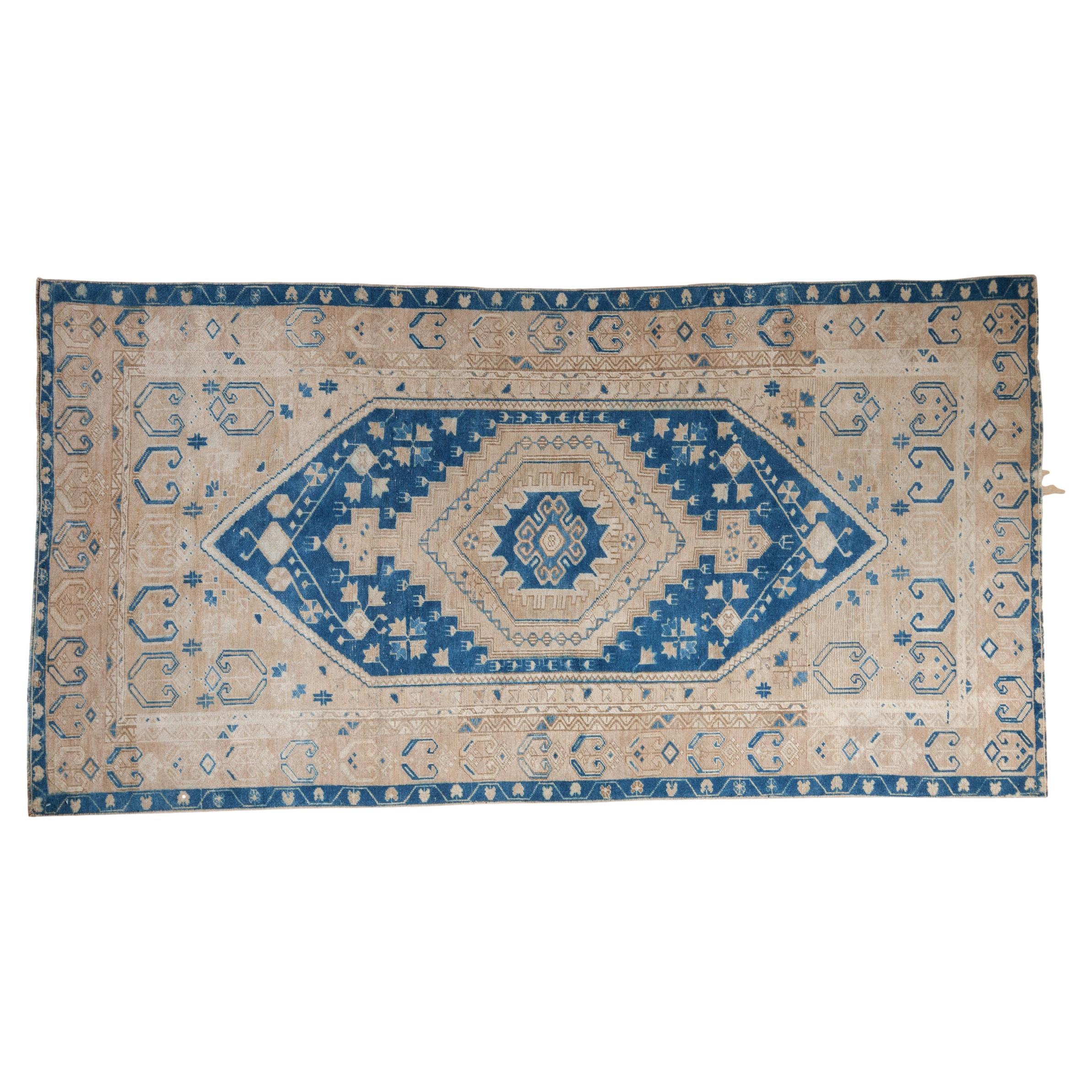 Tappeto Oushak Vintage Distressed Runner