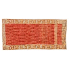 Vintage Distressed Oushak Rug Runner