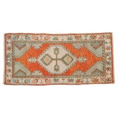 Tappeto Oushak Vintage Distressed Runner