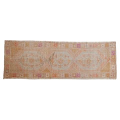 Vintage Distressed Oushak Rug Runner
