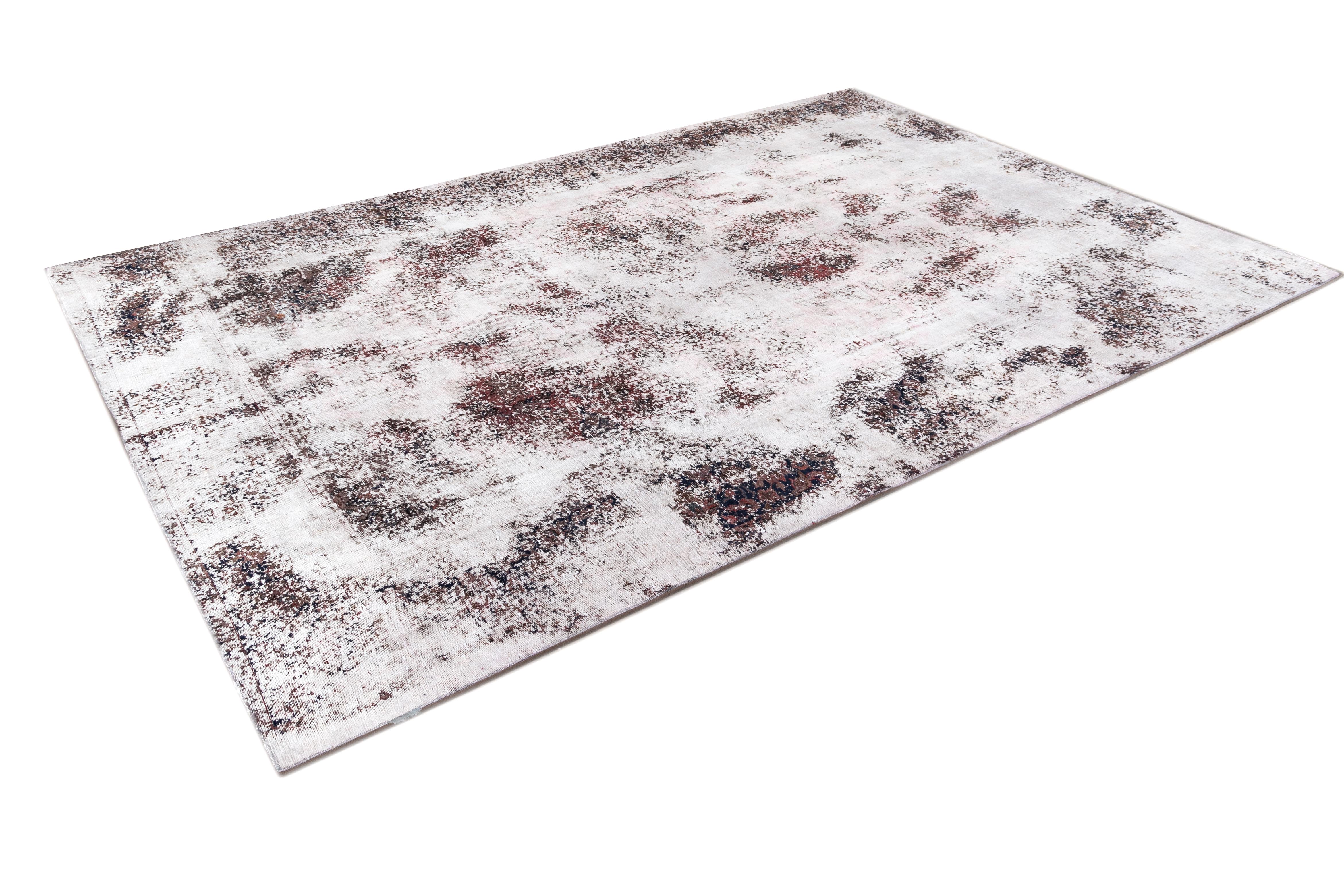 Tappeto Vintage Distressed Overdyed in vendita 2
