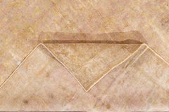 Tapis Tabriz vintage délavé et délavé