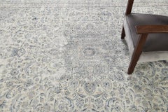 Vintage Distressed Persian Kashan
