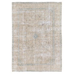 Vintage Distressed Persisch Kashan