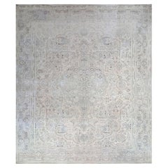 Vintage Distressed Persian Tabriz