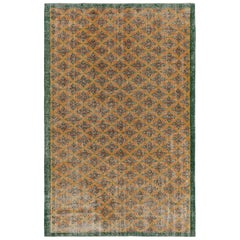 Vintage Distressed Teppich, Goldfeld
grüne geometrische Blumenmotive - Rug
Kili
