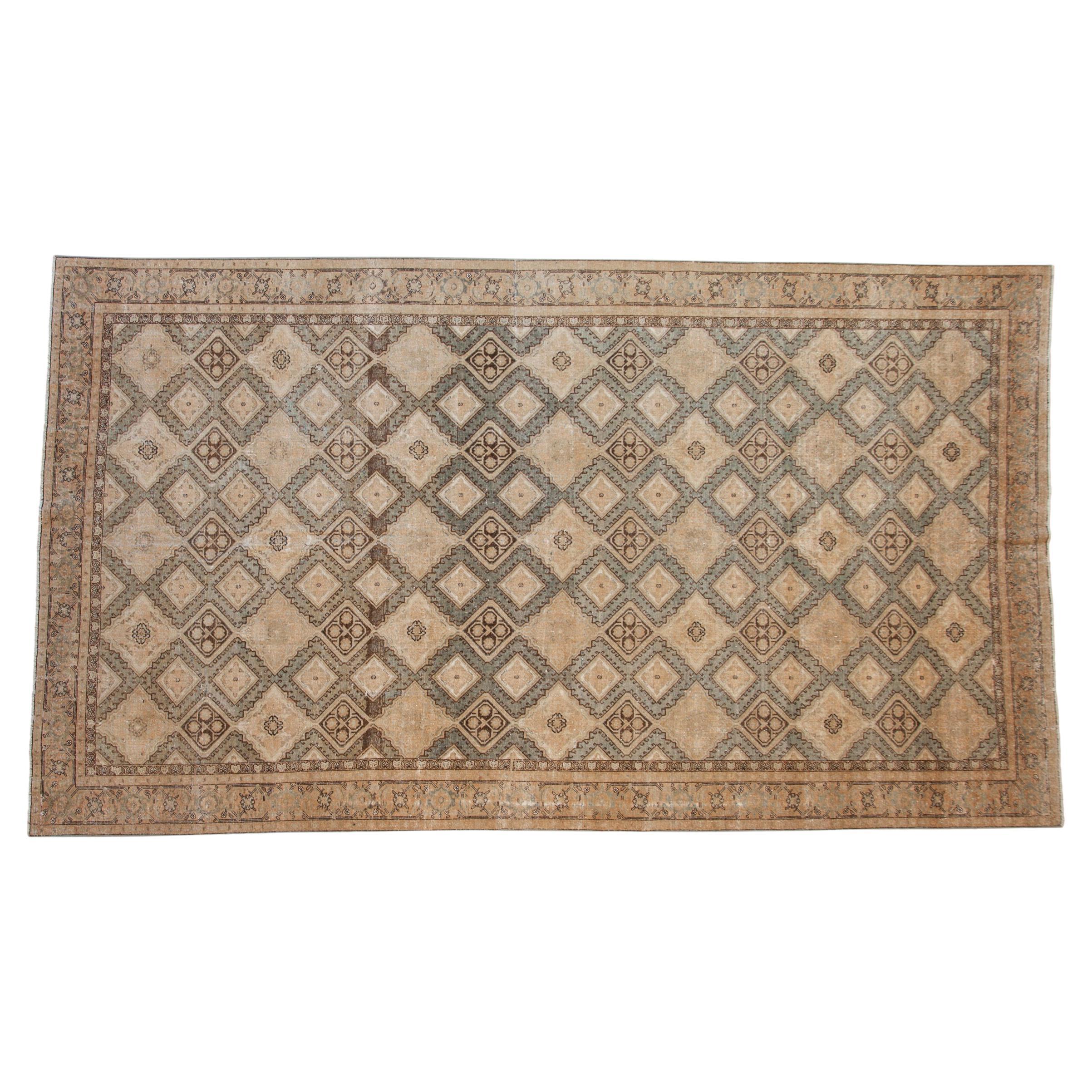 Alfombra vintage de Sivas envejecida