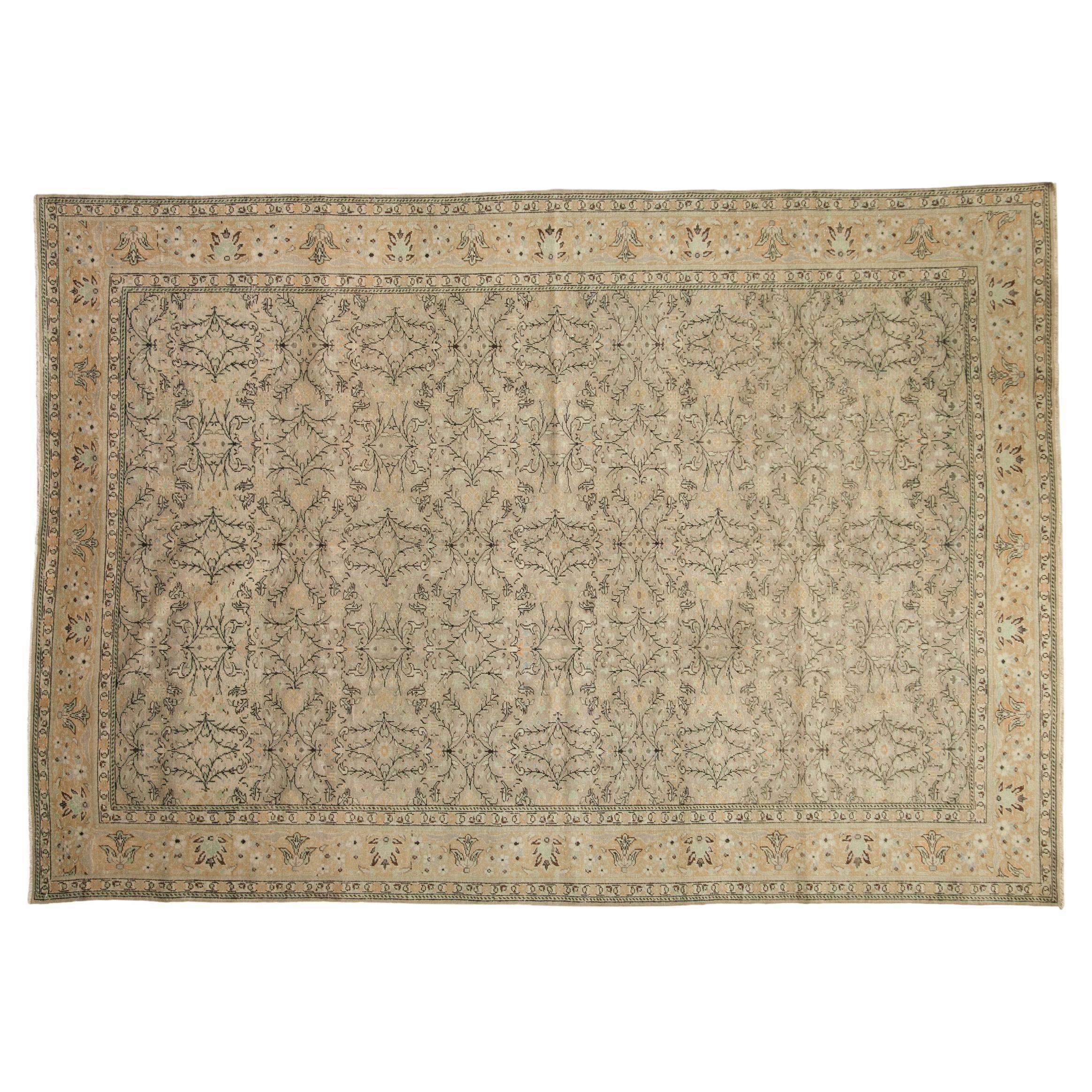 Vintage Distressed Sivas-Teppich im Angebot
