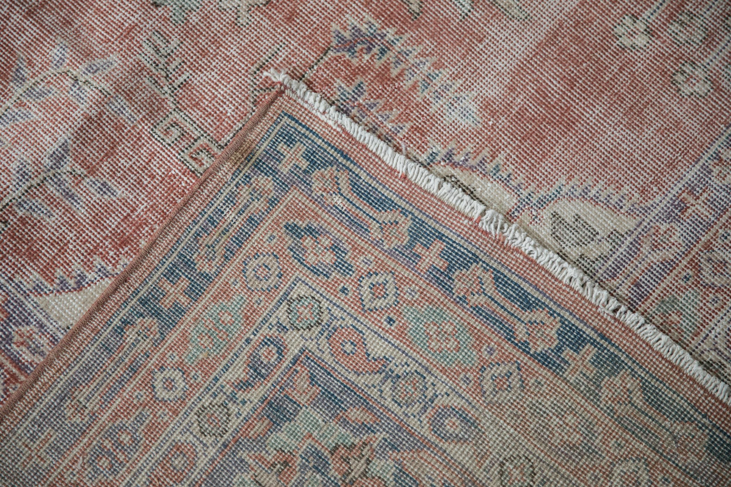 Vintage Distressed Sparta Carpet For Sale 2