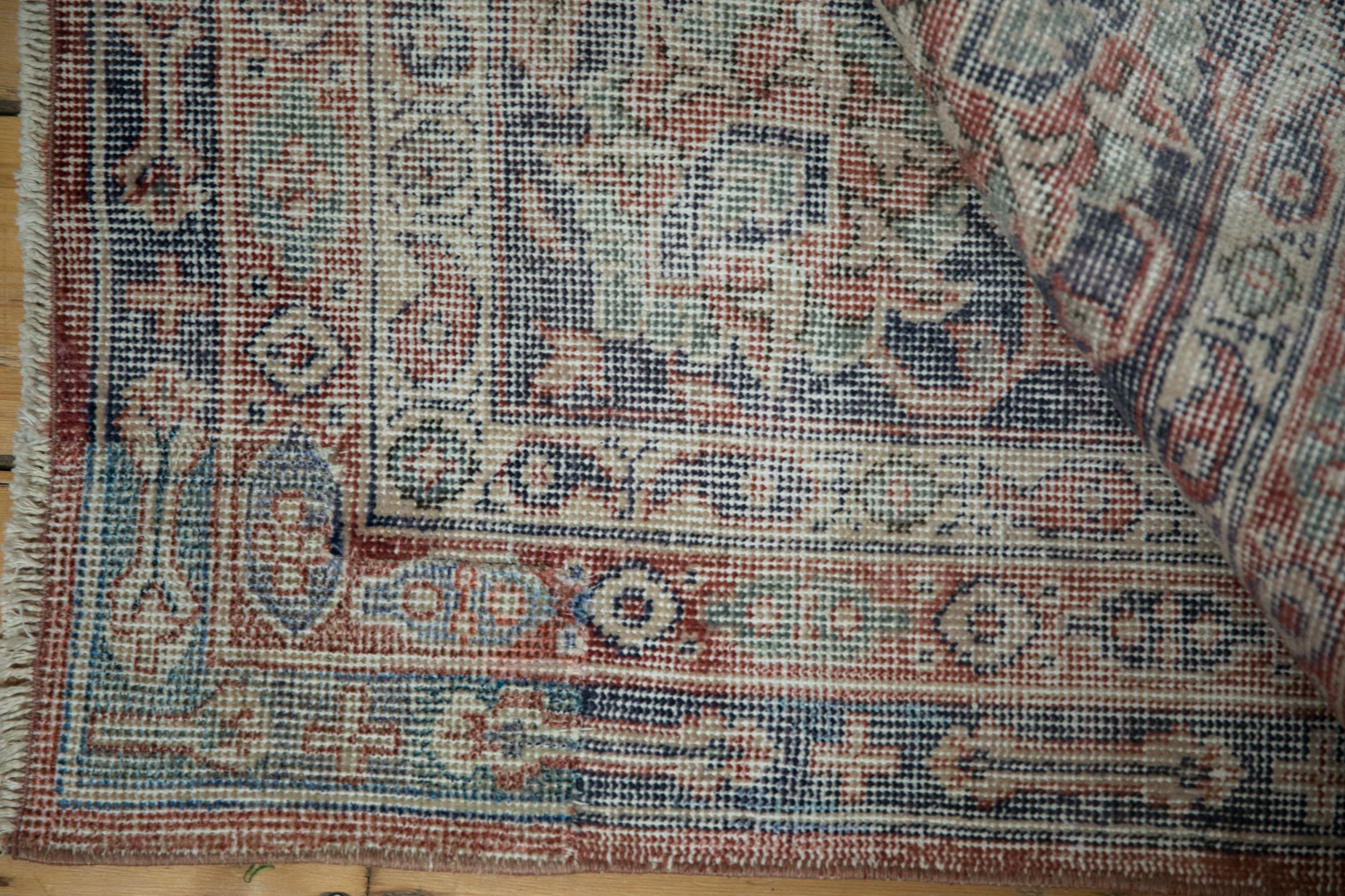 Vintage Distressed Sparta Carpet For Sale 3