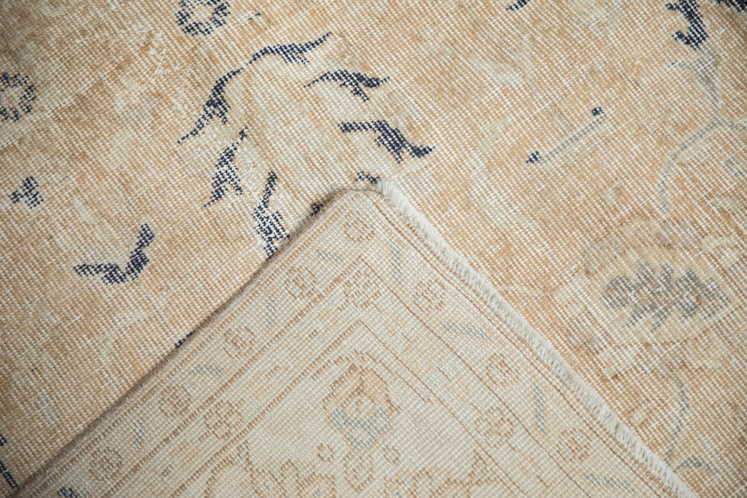 Vintage Distressed Sparta Carpet For Sale 7