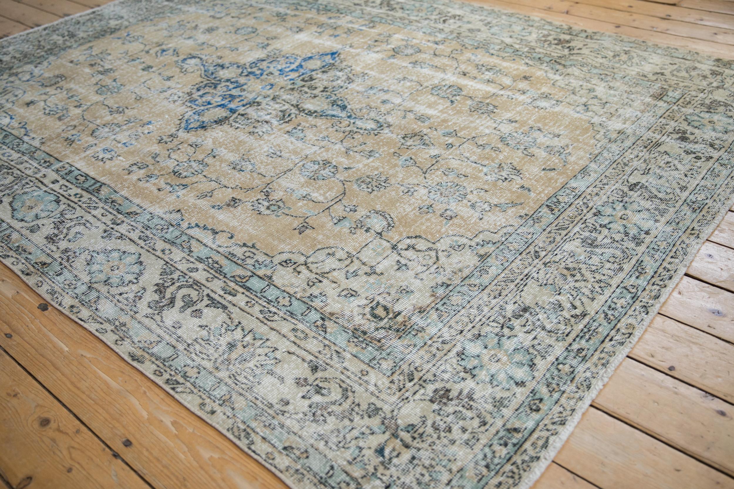 Other Vintage Distressed Sparta Carpet For Sale