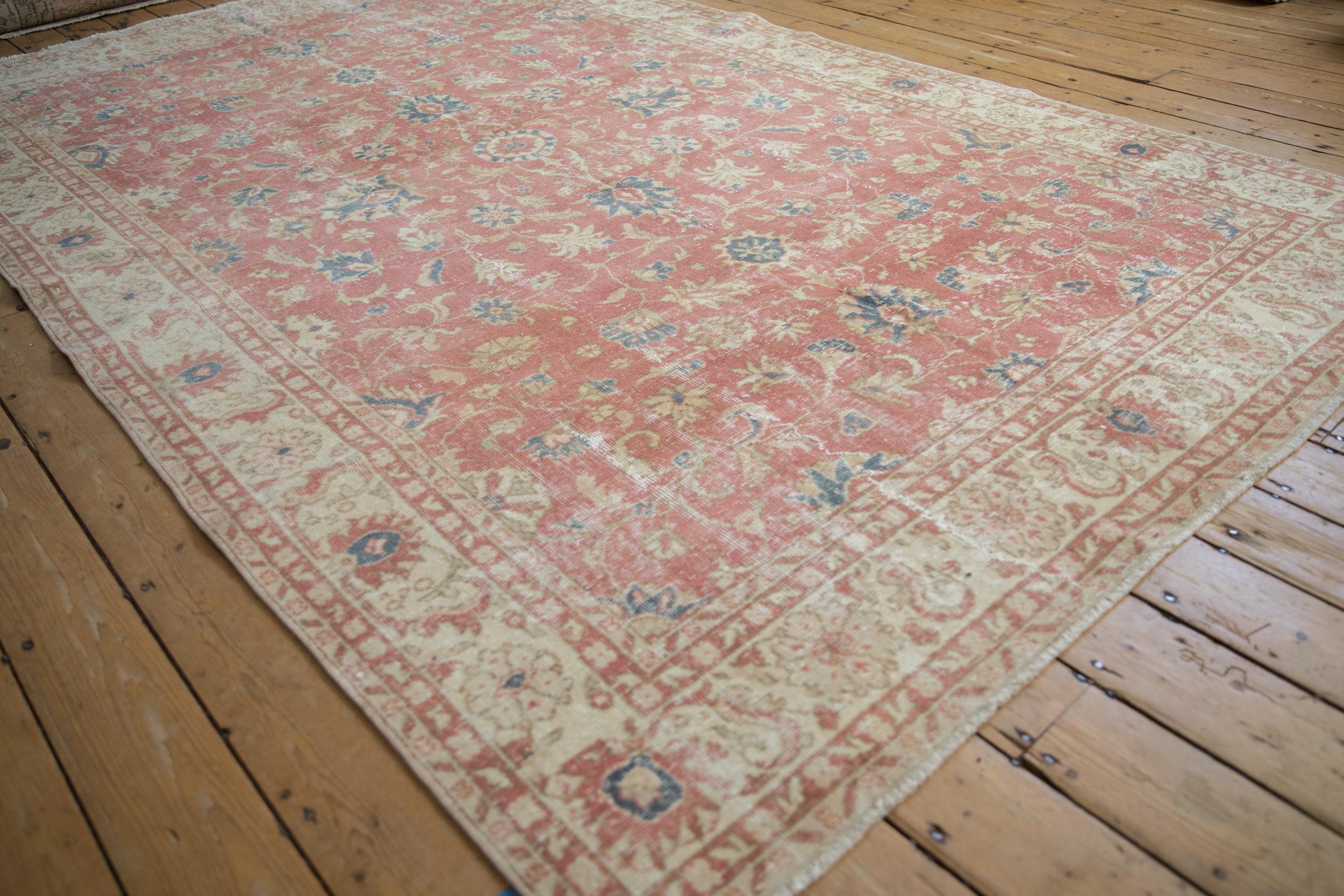 Turkish Vintage Distressed Sparta Carpet