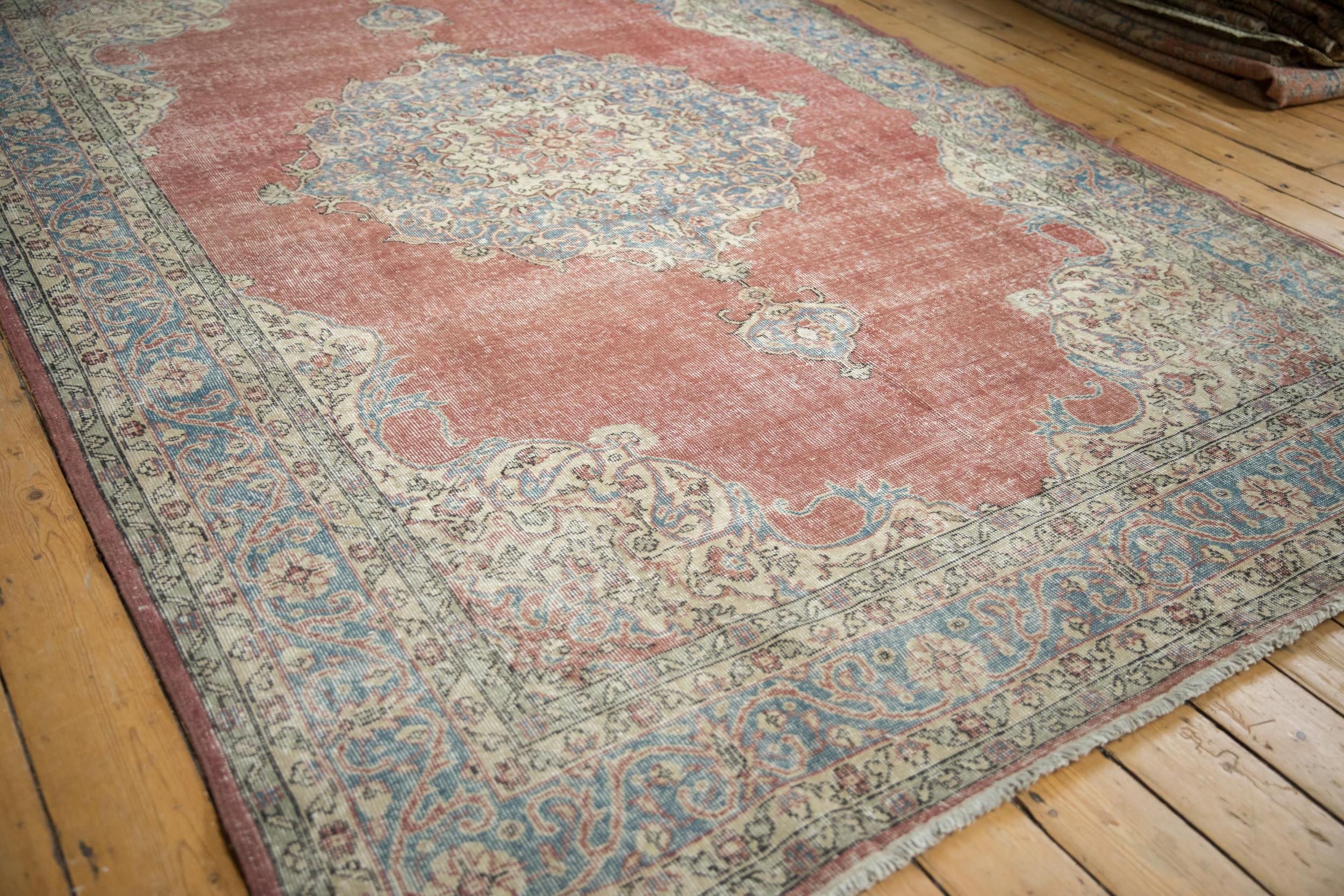 Turkish Vintage Distressed Sparta Carpet For Sale