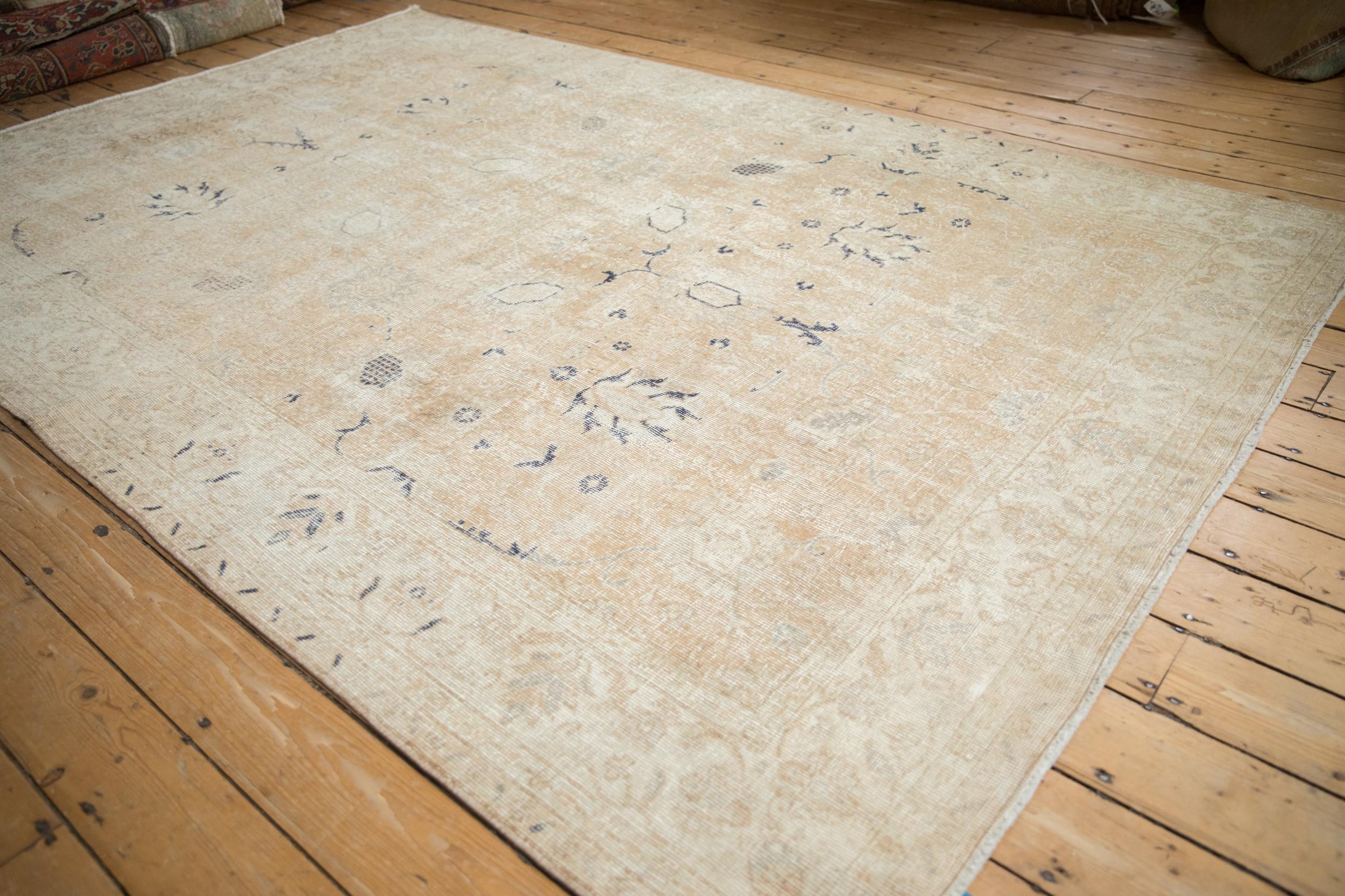 Turkish Vintage Distressed Sparta Carpet For Sale