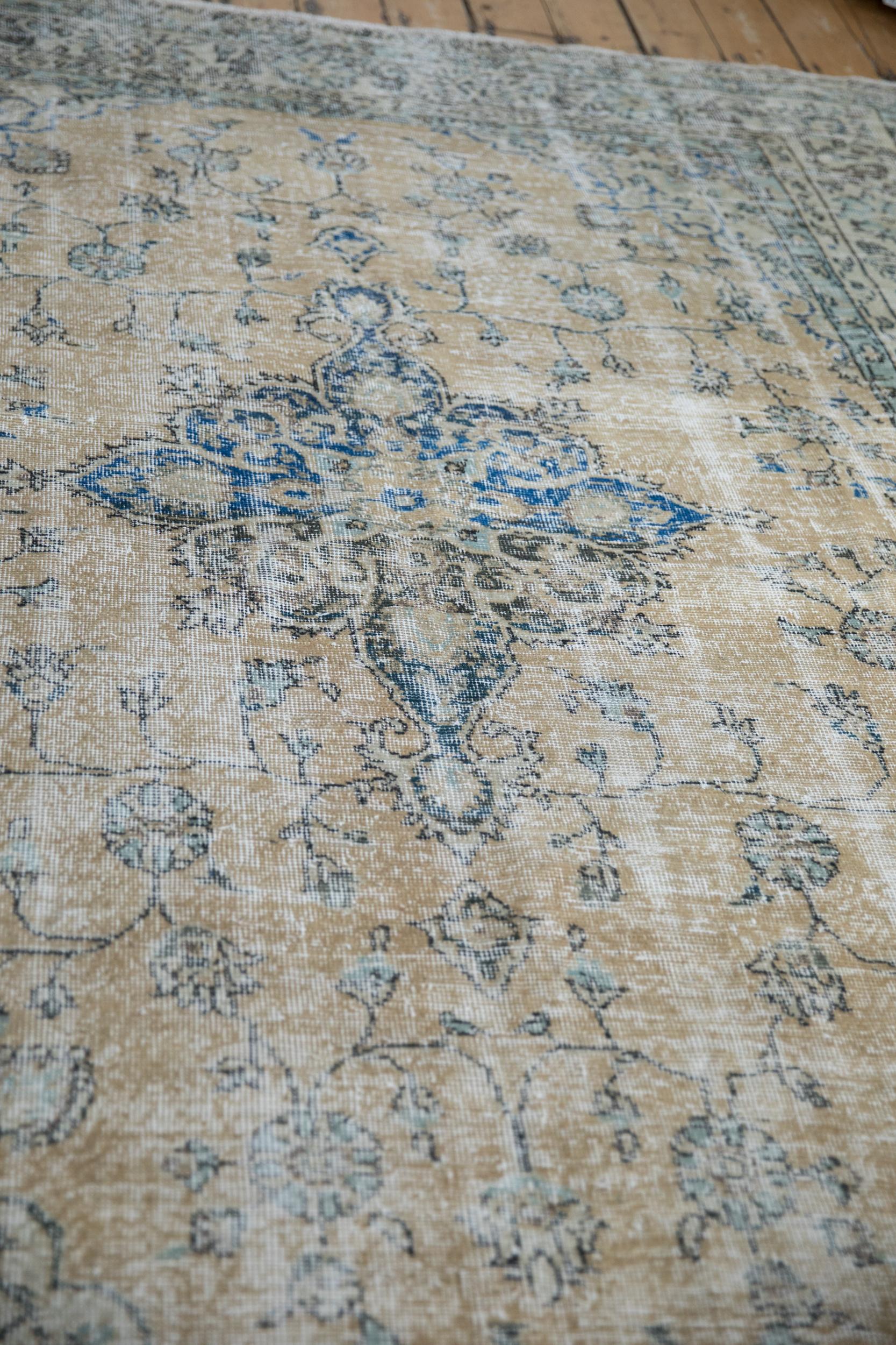 Hand-Knotted Vintage Distressed Sparta Carpet For Sale