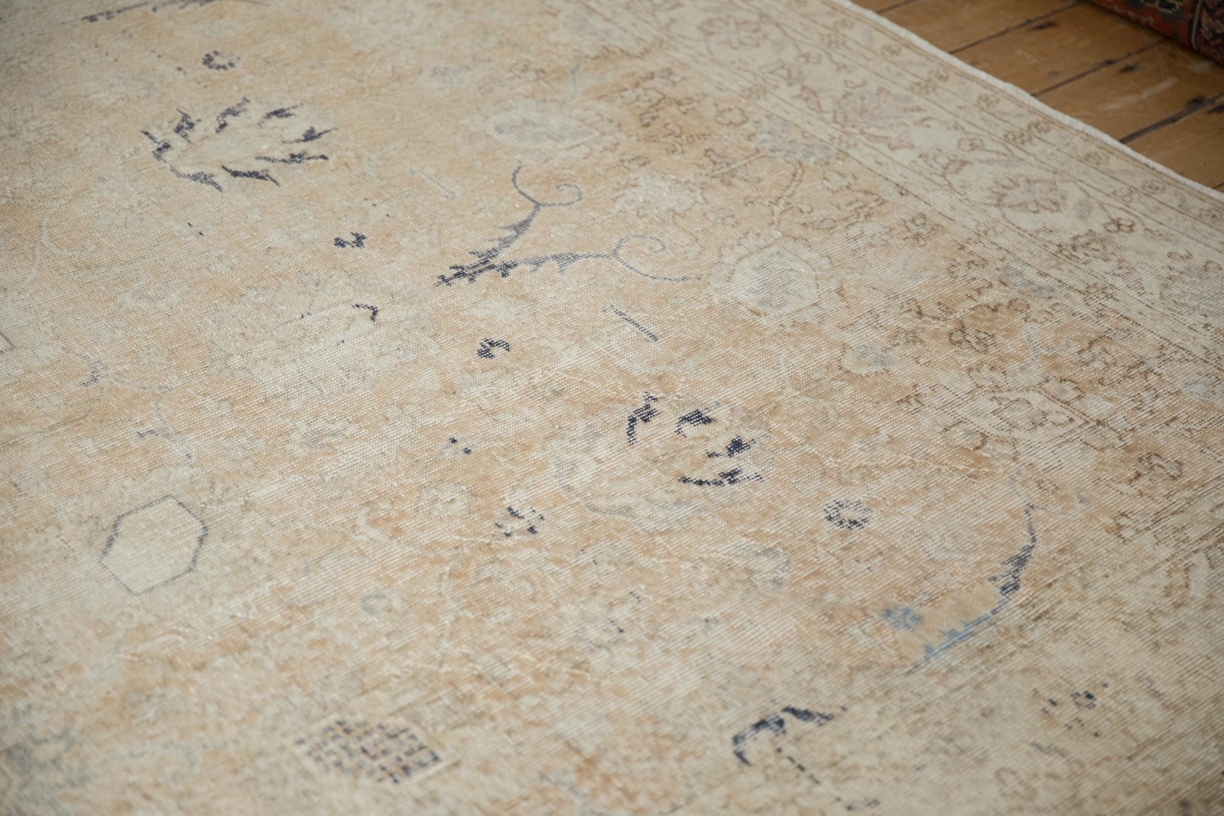 Mid-20th Century Vintage Distressed Sparta Carpet For Sale