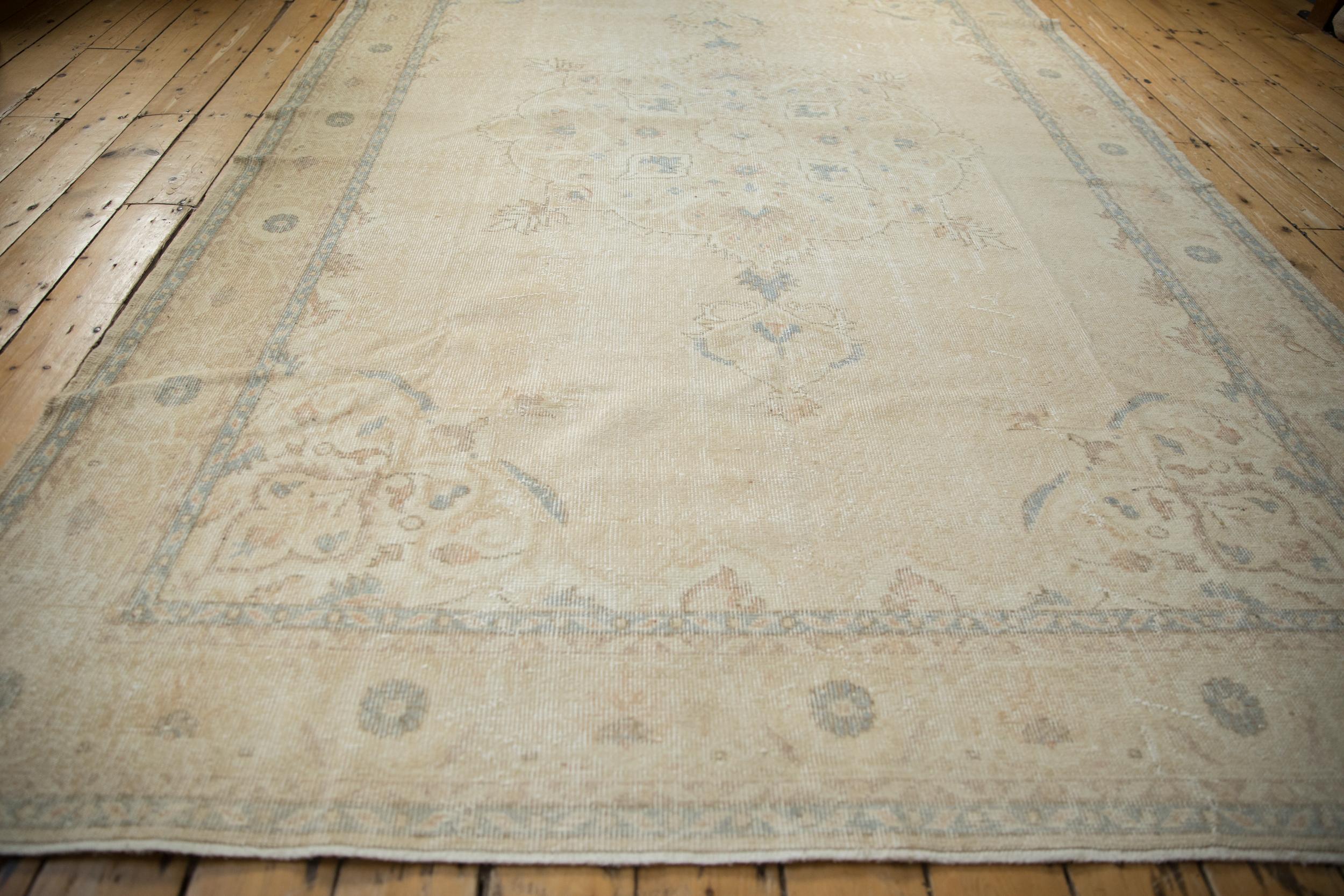 Wool Vintage Distressed Sparta Carpet For Sale
