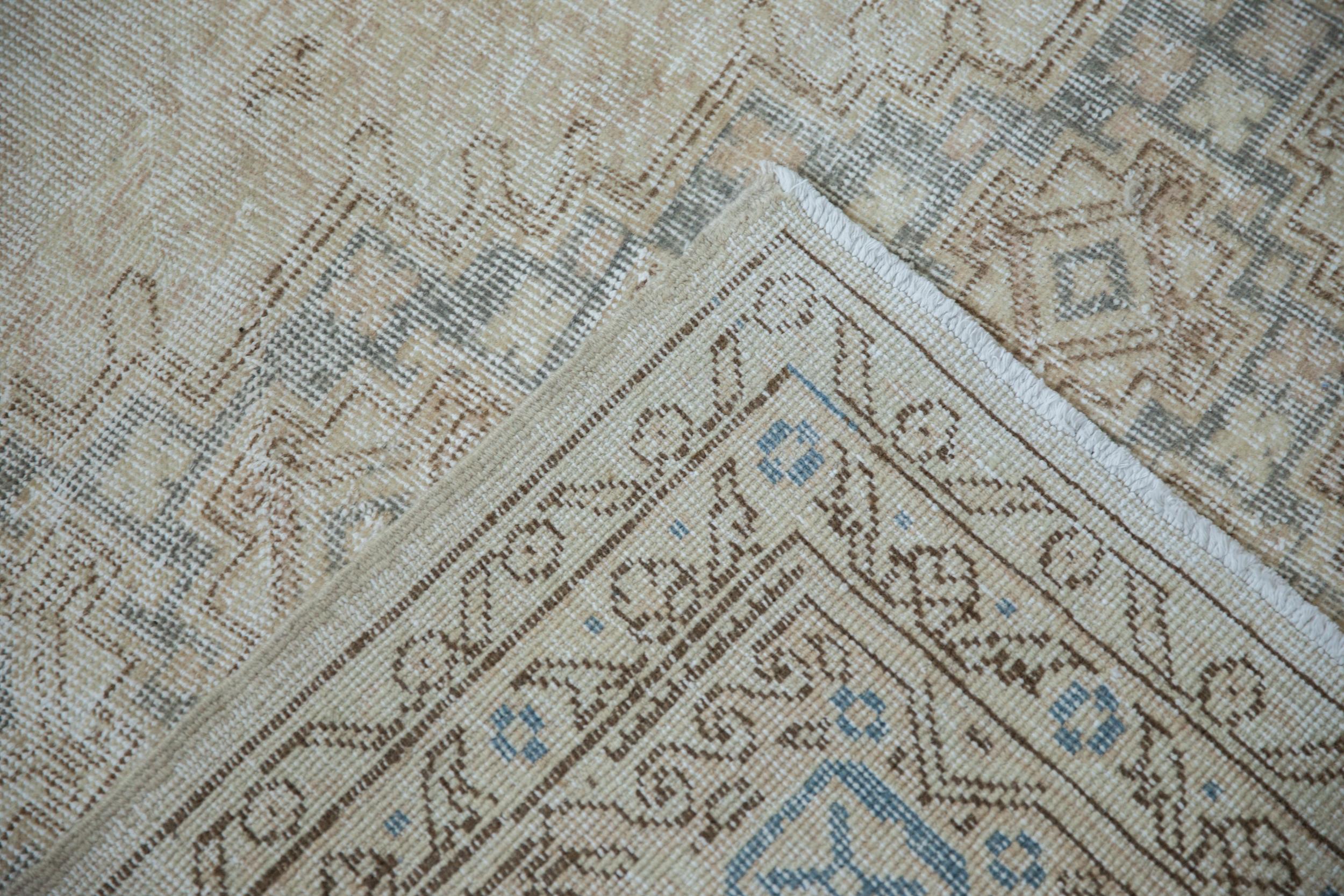 Vintage Distressed Sparta Carpet For Sale 1