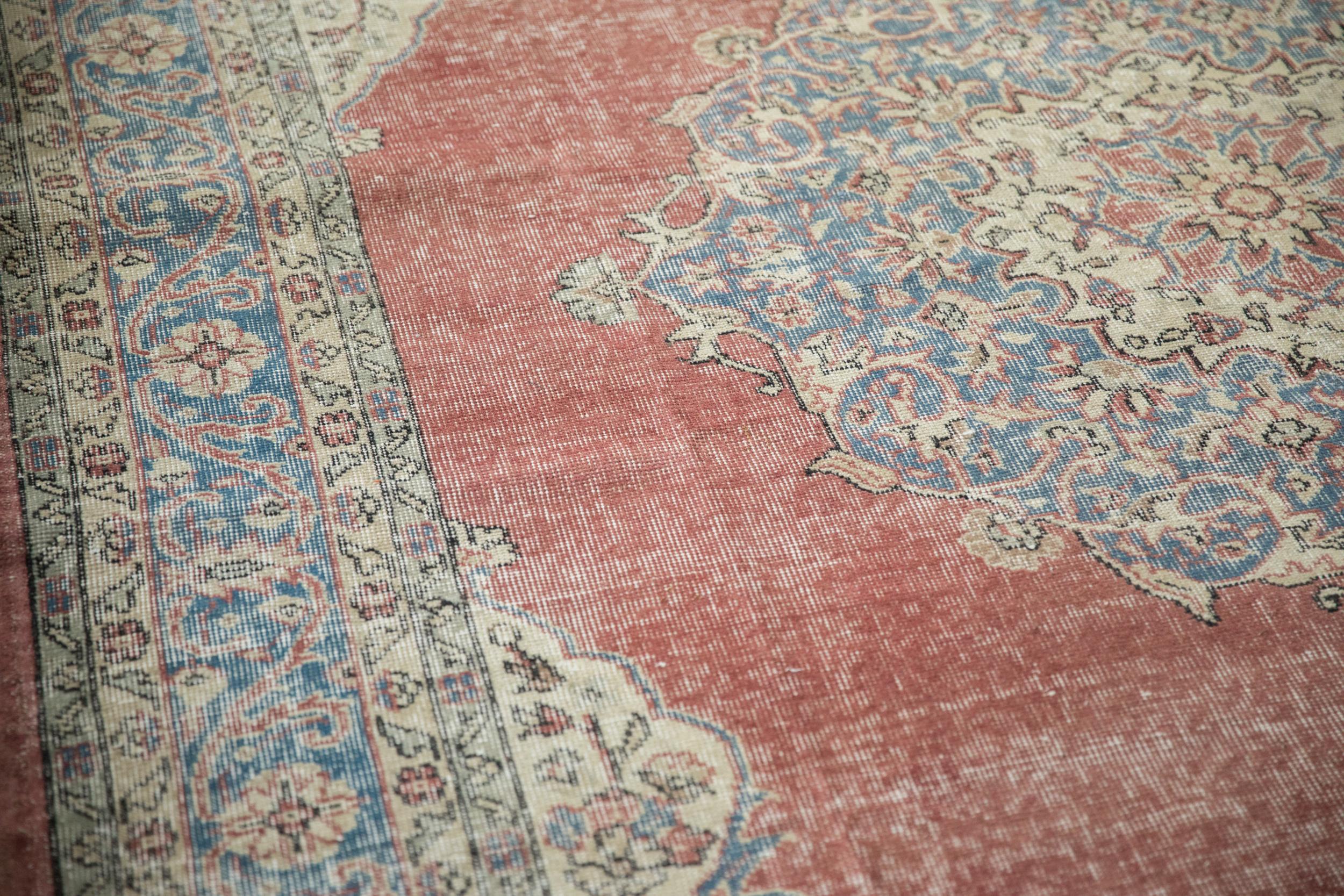 Vintage Distressed Sparta Carpet For Sale 1