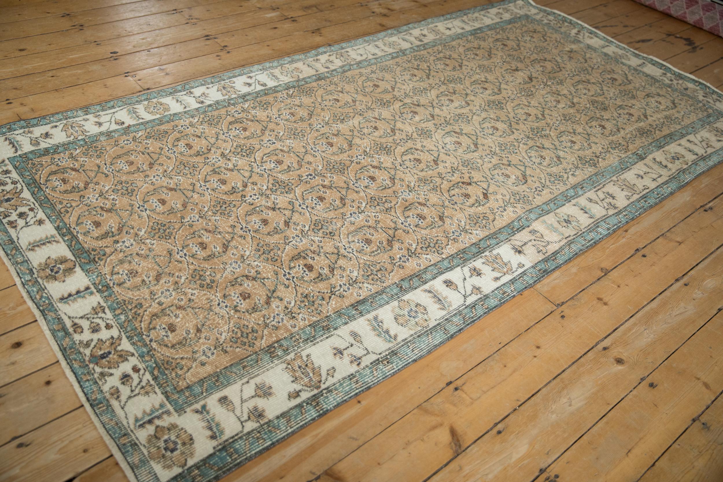 Late 20th Century Vintage Distressed Sparta Rug Runner For Sale