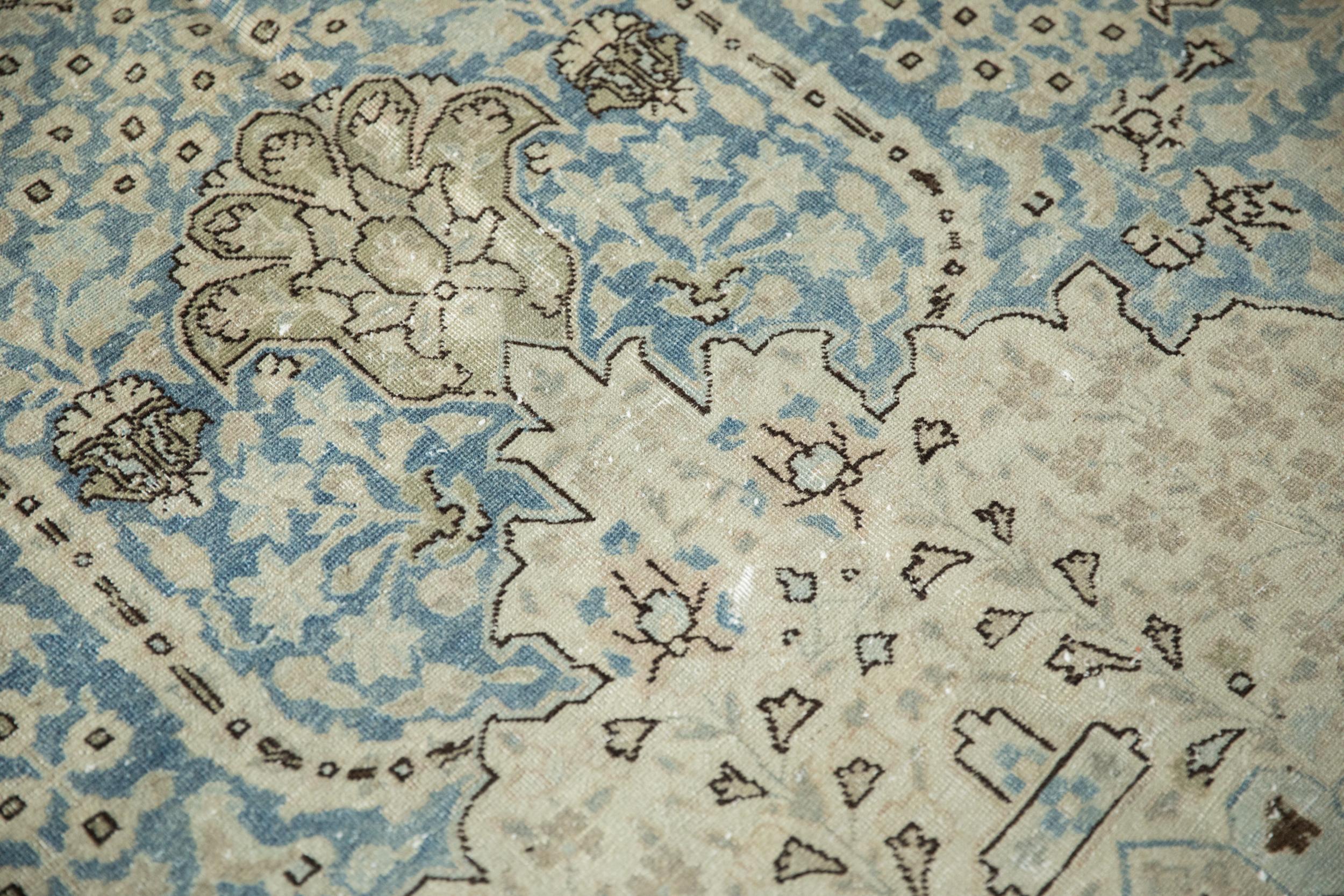 Vintage Distressed Tabriz Carpet For Sale 3