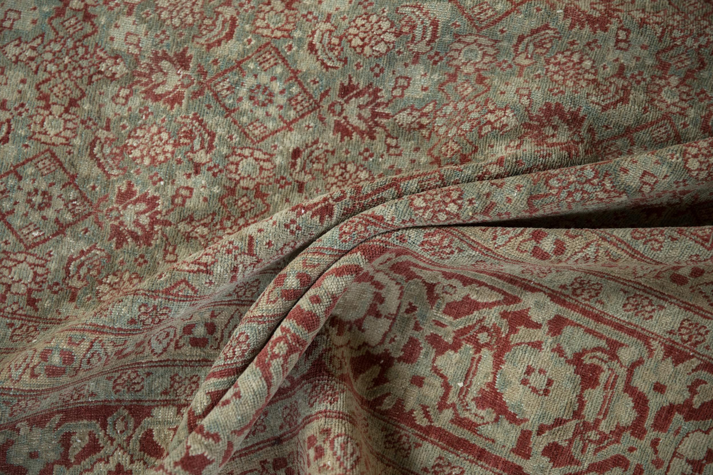 Vintage Distressed Tabriz-Teppich im Angebot 3