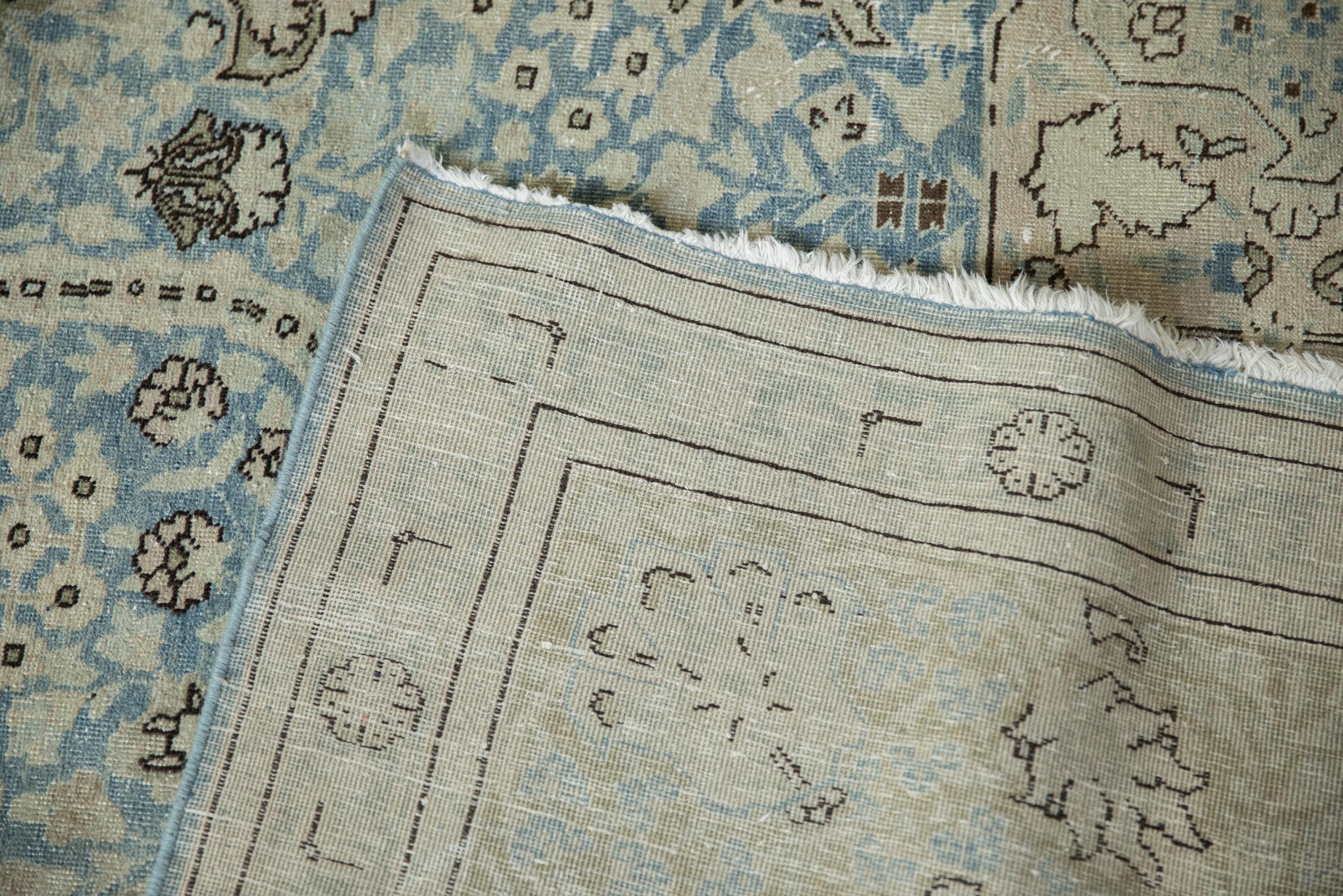 Vintage Distressed Tabriz Carpet For Sale 6